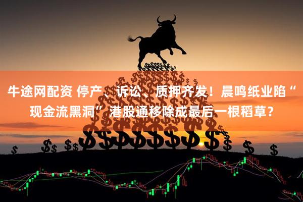 牛途网配资 停产、诉讼、质押齐发！晨鸣纸业陷“现金流黑洞” 港股通移除成最后一根稻草？